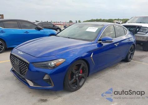 2019 Genesis G70 3.3T Advanced from USA, damaged, VIN KMTG34LE8KU026704